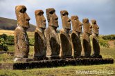 Velikonoční ostrov - Ahu Akivi